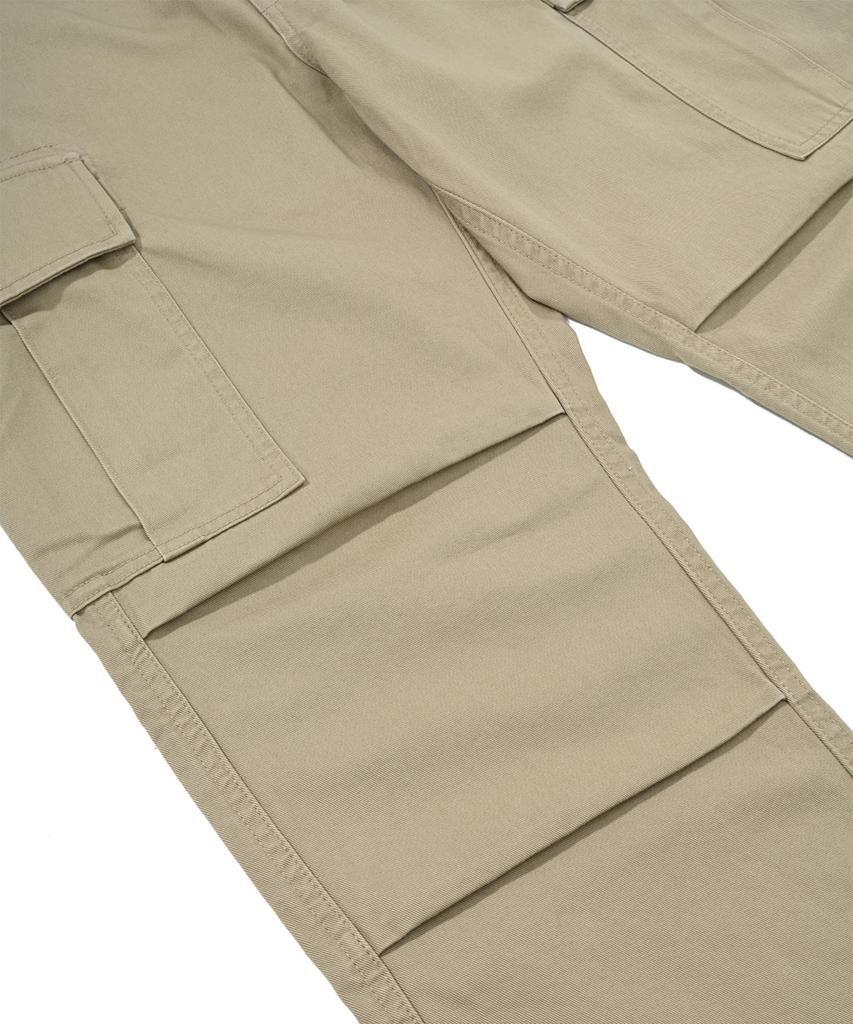 Abilegseu Basic Washed Chino Cargo Pants / 7832910002 Sand