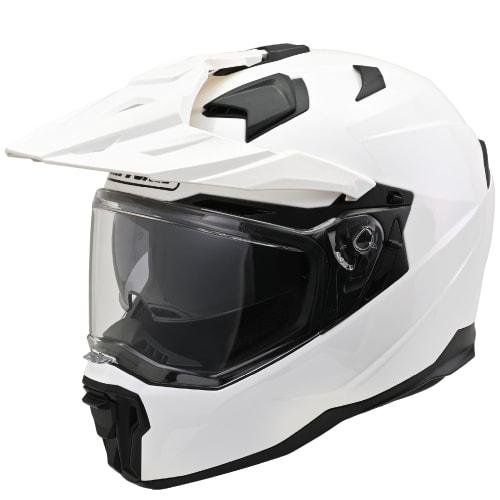 Daytona Motorcycle Helmet Off-Road SG Standard ABS+PC Pinlock Seat Included Inner Visor Equipped DN-005WX White XL Size (61-62cm) 46553