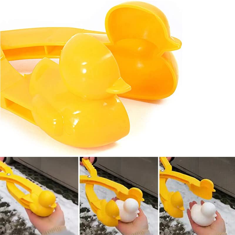 Snowball Maker, Duck-Shaped, Extra Large, for Making Snowballs, Playing In the Snow, Sand, and Having Snowball Fights, a Parent-Child Game for Kids