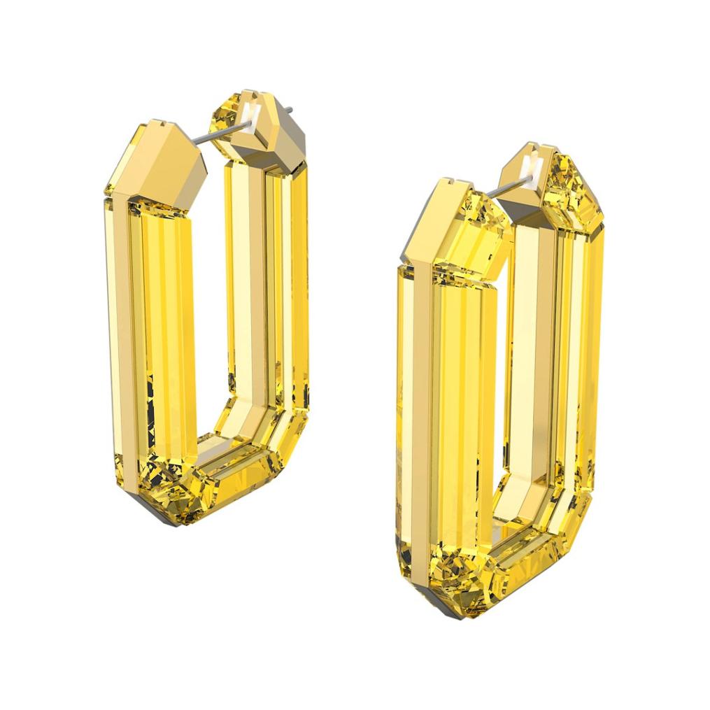 

Swarovski Lucent Solid Design Topaz Earrings Women earrings Yellow 5600789 Box+Shopping Bag (Random Color)