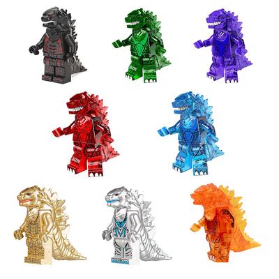 Warrior Transparent Monster Children Building Block Doll