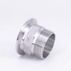 1/2" 3/4" 1" 1-1/4" 1-1/2" 2" BSPT Male 1.5" 2" 2.5" Tri Clamp Hex Nut Coupler SUS304 Stainless Sanitary Connector Homebrew