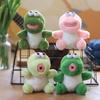Cute Little Dinosaur Pendant Plush Toy Doll Cartoon Bag Hanging Keychain Rag Doll Doll