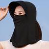 Dustproof Ice Silk Mask UV Protection UV Protection Veil Thin Sunscreen Face Cover  Riding