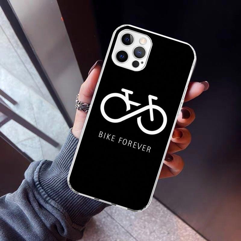 Bicycle Bike Sport Phone Case For iPhone 17 Air 16 15 Pro Max 14 Plus 13 Mini 12 11 Cover 7 8 SE Silicone Shell Print Fundas 17