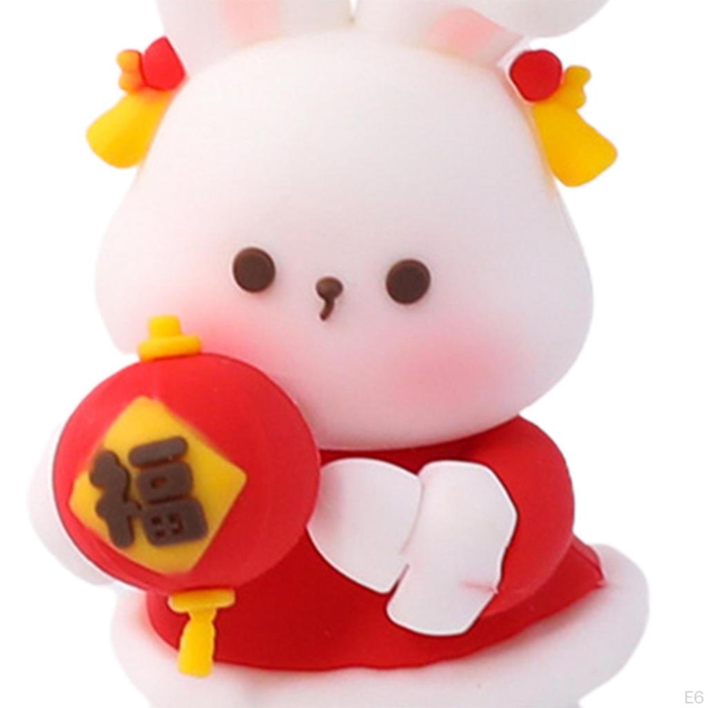 Cute Miniature Figures Statue Art Sculpture Crafts for Home Shelf Living Room Decor Car Dashboard