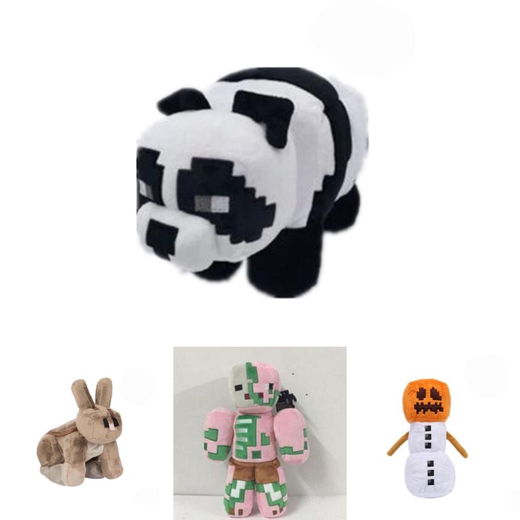 Minecraft Stofftier Weiches Plüschtierpixelpuppe Perfekte Schlafzimmerdekoration für Kinder und Erwachsene