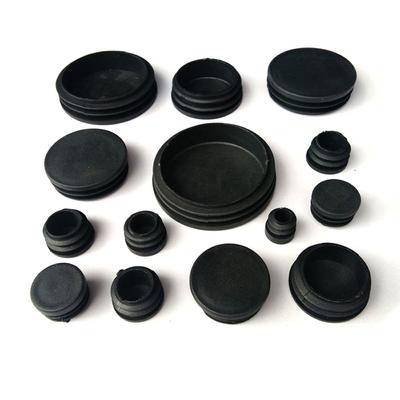 10 Peças Plug para Perna de Móvel de Tubo de Aço Protetores de Piso Antiderrapante Tubo Redondo Tampa de Poeira 16 19 22 25mm Inserções de Tubo Tampões