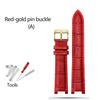 For Bao-ruo Watch Band 88105L/88103L/GG015 Genuine Leather Watchband Notched Bracelet Red Brown Black Fashion Strap Women 18mm