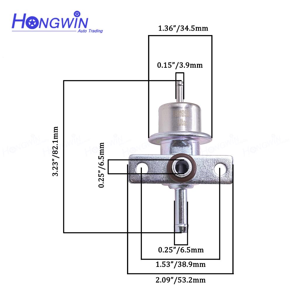 0280160554 Fuel Pressure Regulator 0 280 160 554 For Volvo S40 V40 95-04 S40 S70 C70 98-05 850 91-87 2.0L 2.4L 1270570 280160554