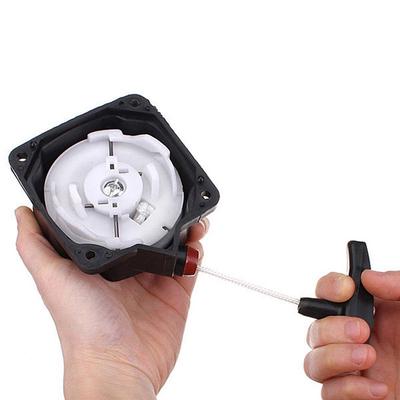 Teile Rückstoß Anreißstarter Zubehör Einfach zu installieren Für Freischneider 80mm Baugruppe Schwarz Rasenmäher