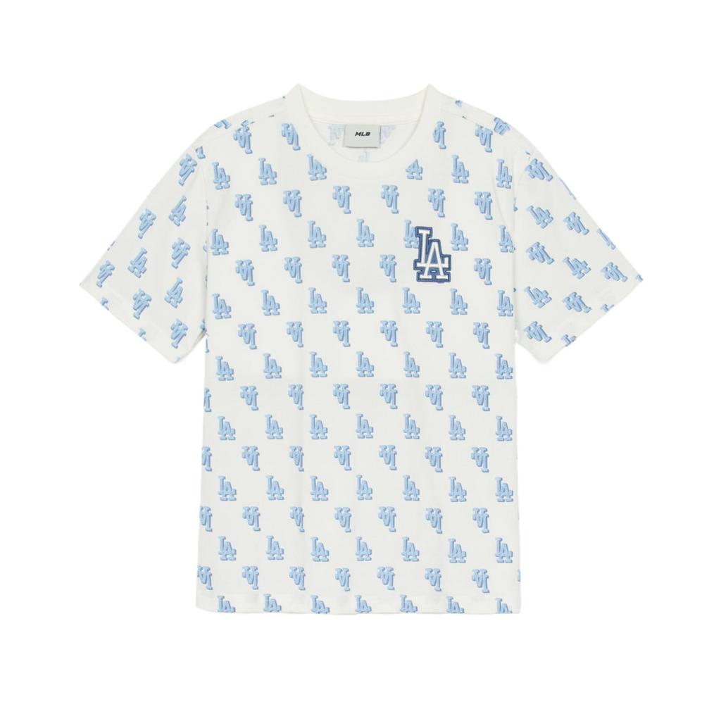 New MLB MONOGRAM Collection Los Angeles Dodgers T Shirt Cream Kids' 7ATSM1153-07IVS