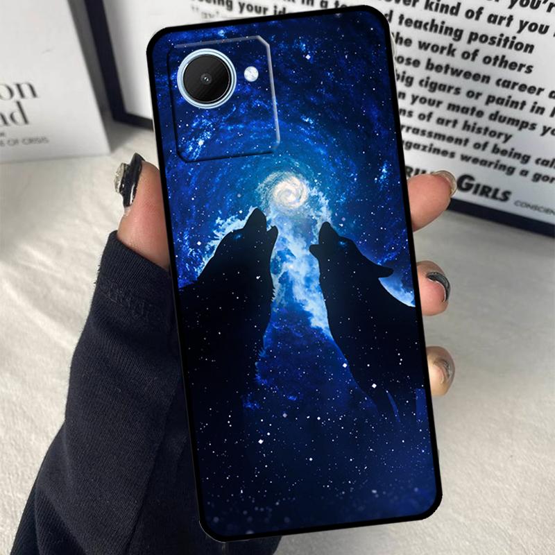 Wolf Wolves For Realme 15 14 10 11 12 13 Pro Plus C65 C67 C71 C63 C61 C55 C51 C53 C75 GT6 GT7 Pro Case
