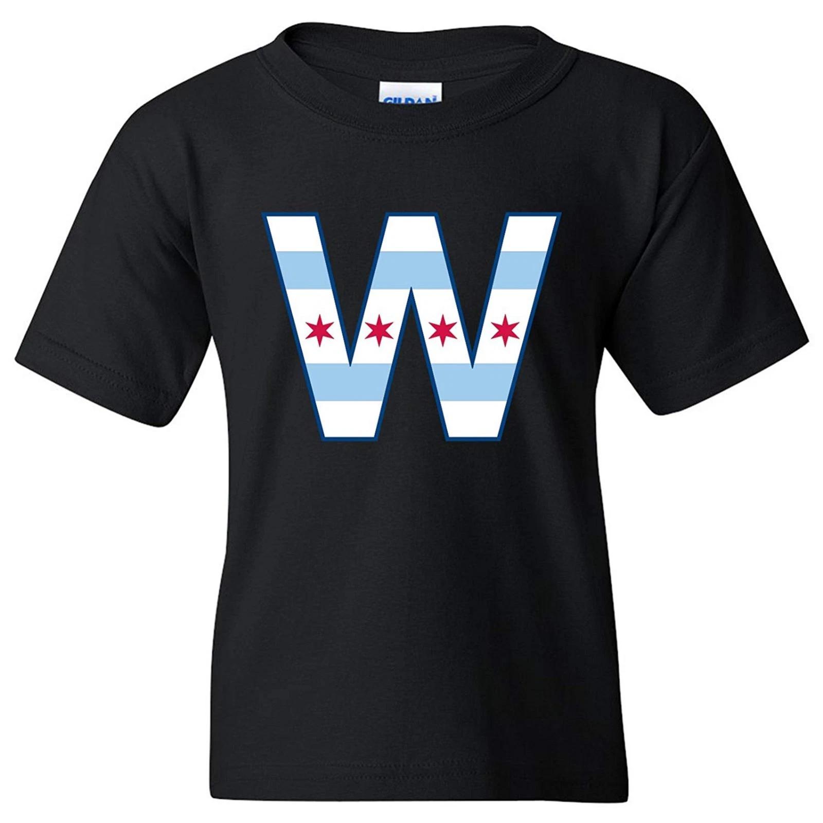Chicago Flag W - SPORTS HOMETOWN Windy City Youth Unisex T-Shirt L