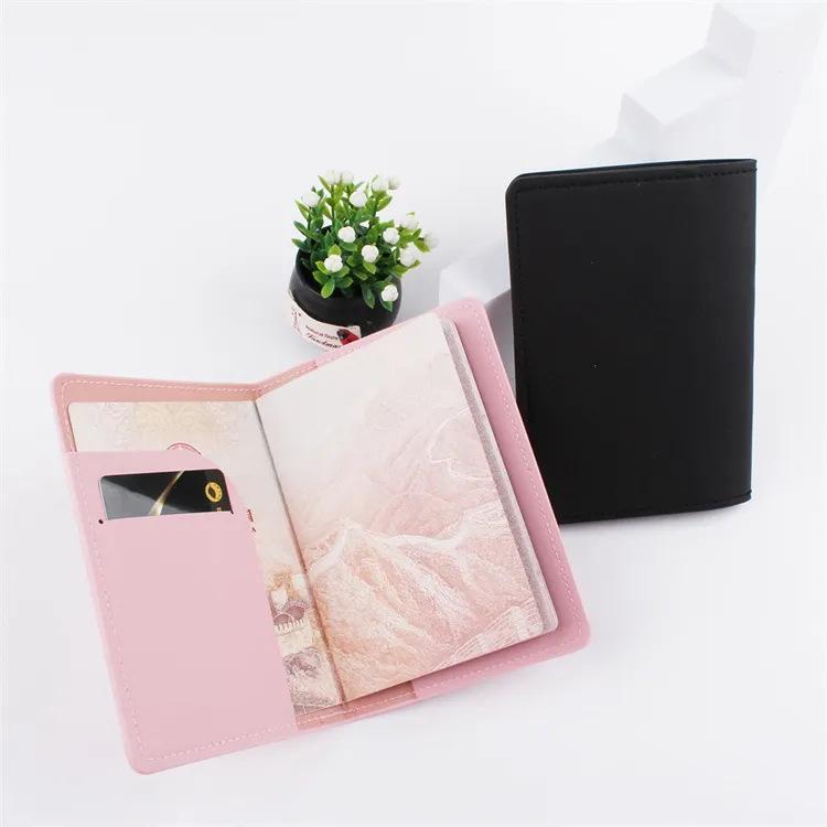 Hülle Reisepasshülle Dokumente Öko-Leder Hülle Rosa