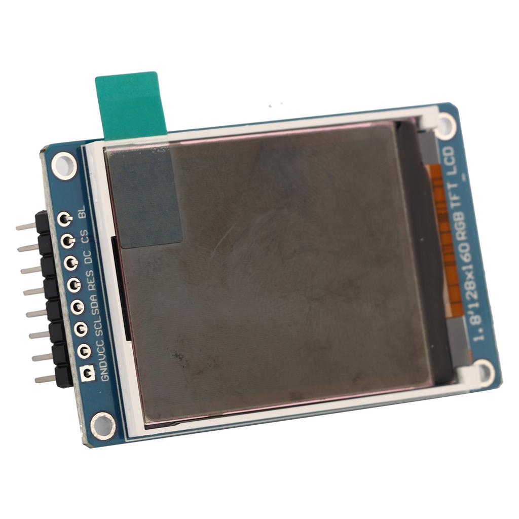 Screen Display Module, 1.8inch   128 X 160 Color LCD Controller St7735 Display Touch Panels with ST7735 Chip Support 3.3V Power Supply