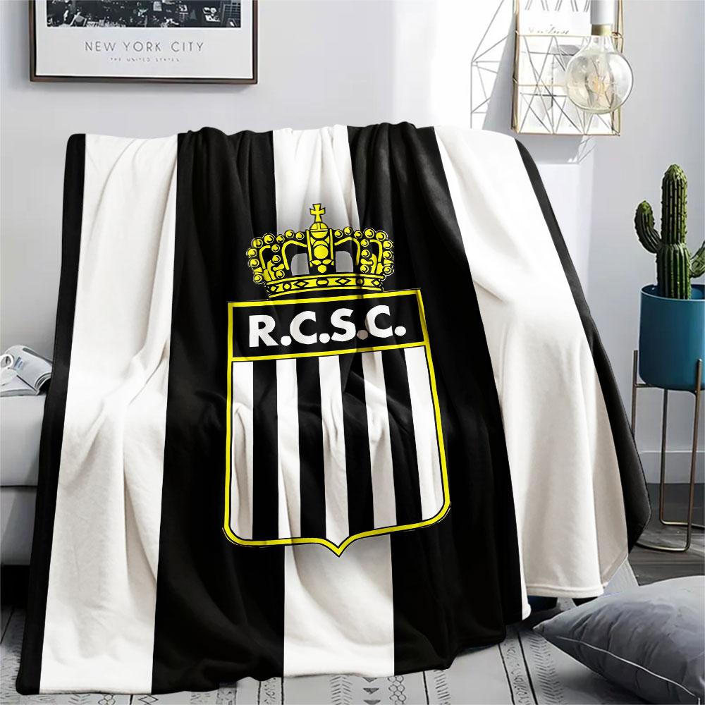 1PC R. Charleroi S.C Patterned Flannel Blanket Suitable For All Seasons for Home Decor Warmth and Comfort Gifts Holiday Present