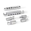 6 String Guitar Roller Saddle Bridge Tailpiece Upper Lower String Bridge with Studs Tune-O-Matic Bridges Replacement