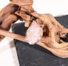 Ring Natural Crystal Kyanite Black Tourmaline Hand Jewelry Gift for Her