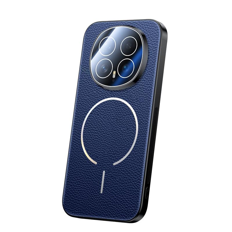 For Huawei Honor Magic 8 7 6 Pro Case Luxury PU Leather Magnetic wireless charging Protective Back Cover For Magic 7 6Lite Shell