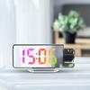 Unique LED Alarm Clock with Wall Projection, Snoozes Function, USB Charging