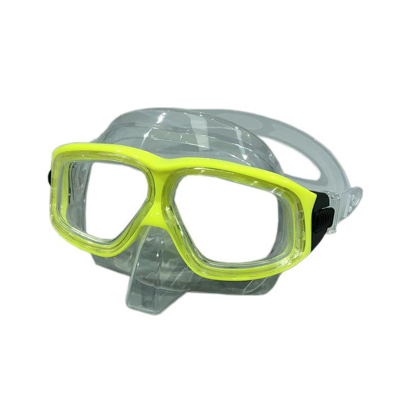 Free Anti-fog Diving Goggles Transparent Silicone Snorkeling Mask