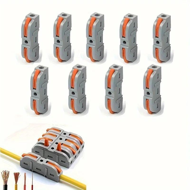 

5/9Pcs Splicing Multiplex Butt Wire Connector Compact Electrical Cable Terminal Block Home Wiring Connectors for Circuit Inline