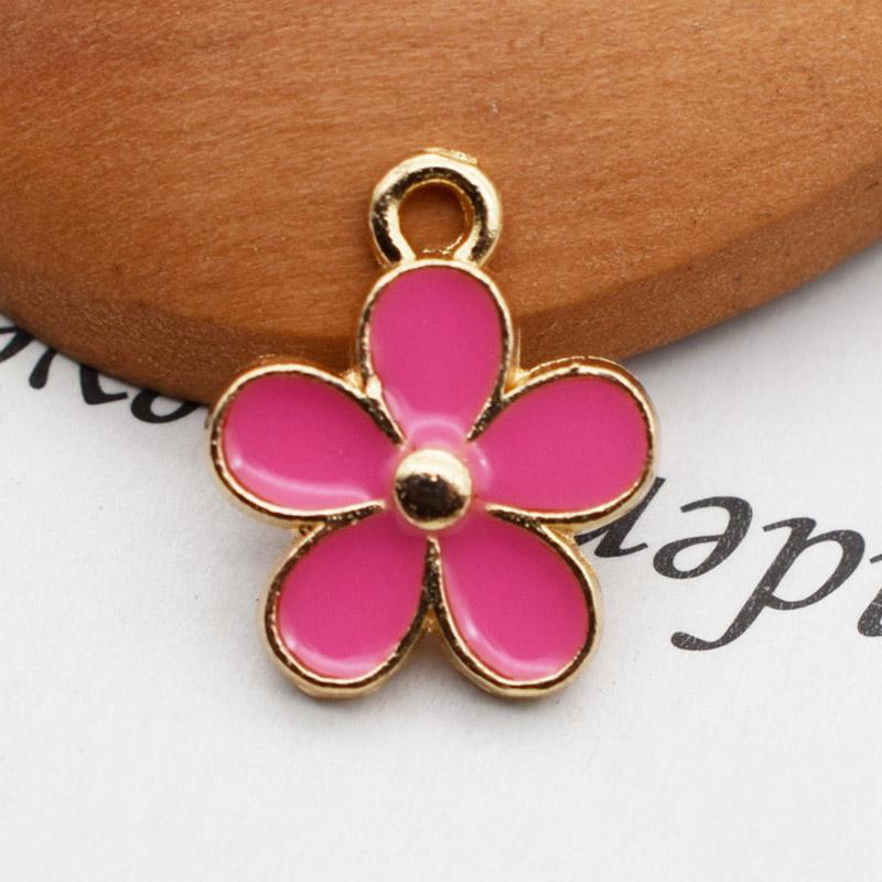 Lots 40Pcs Enamel Alloy Daisy Flower Charms Pendant Jewelry Findings DIY Crafts Lots 40Pcs Enamel Alloy Daisy Flower Charms Pendant Jewelry Findings DIY Crafts