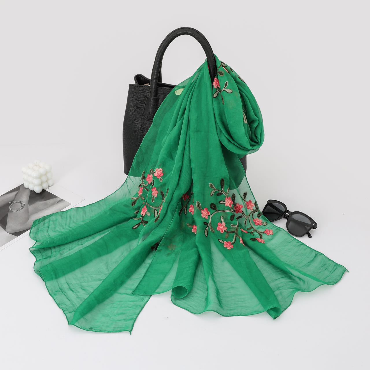 

Богемный платок шарф шарф в китайском стиле вышитый дорожный наряд шарф сувенир подарок