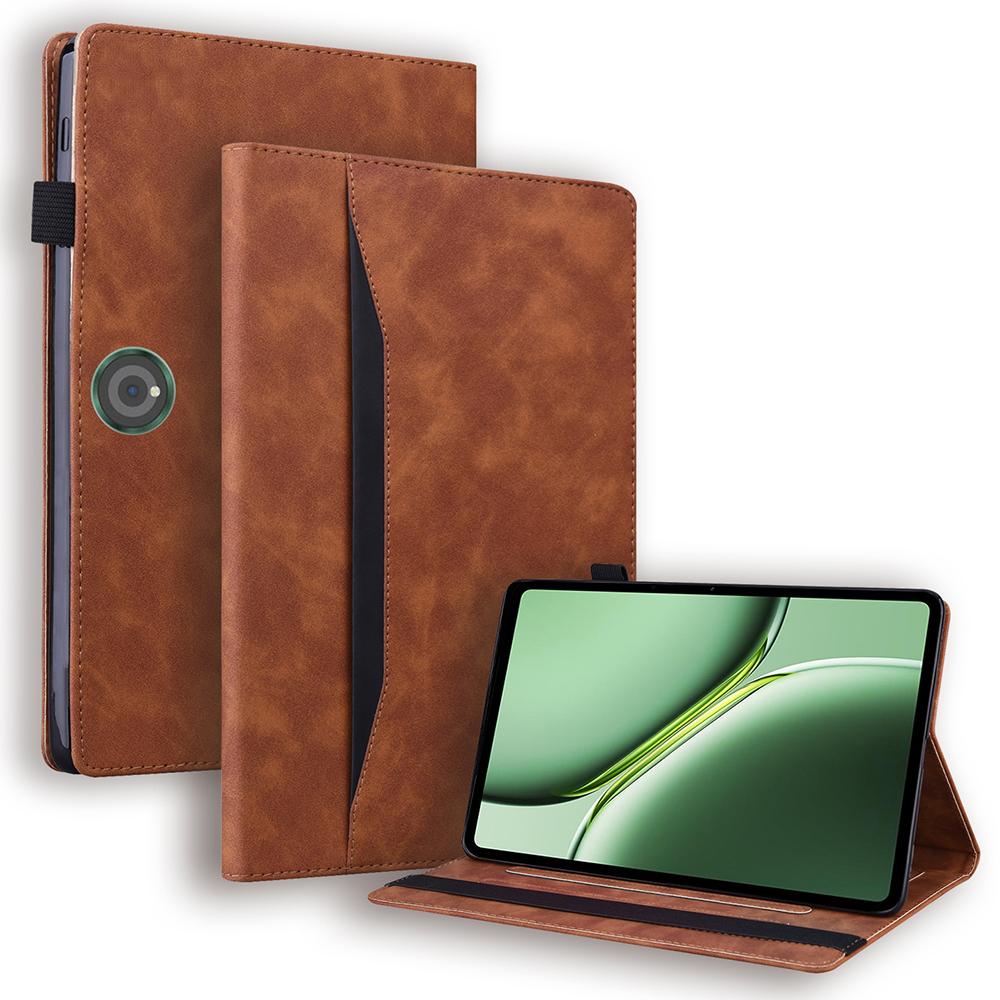 For OnePlus Pad 2/Pad Pro Case PU Leather Business Folio Protective Tablet Cover Card Holder