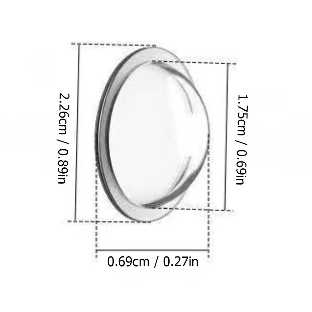 2Pcs Universal Car Camera Protective Cover 360 Surround View Reverse Camera Shield Rain Guard Anti-Mud Lens Cap For Auto Camera