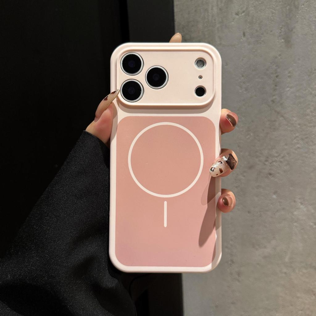 Dual-Color Silicone Drop-Proof Protective Case for iPhone 17pm, 16pm, 15pro