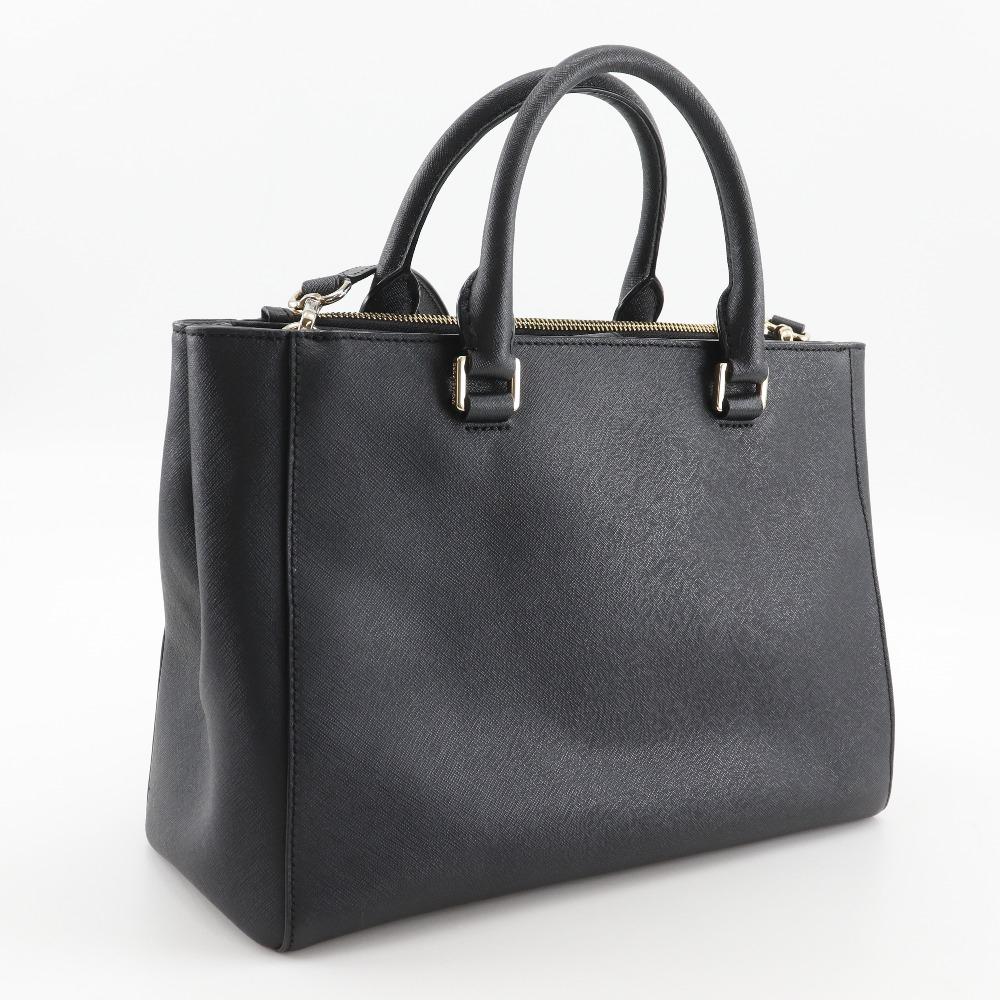 Michael Kors 2WAYShoulder Handbag 35S6GSOT2L black leather Women Used