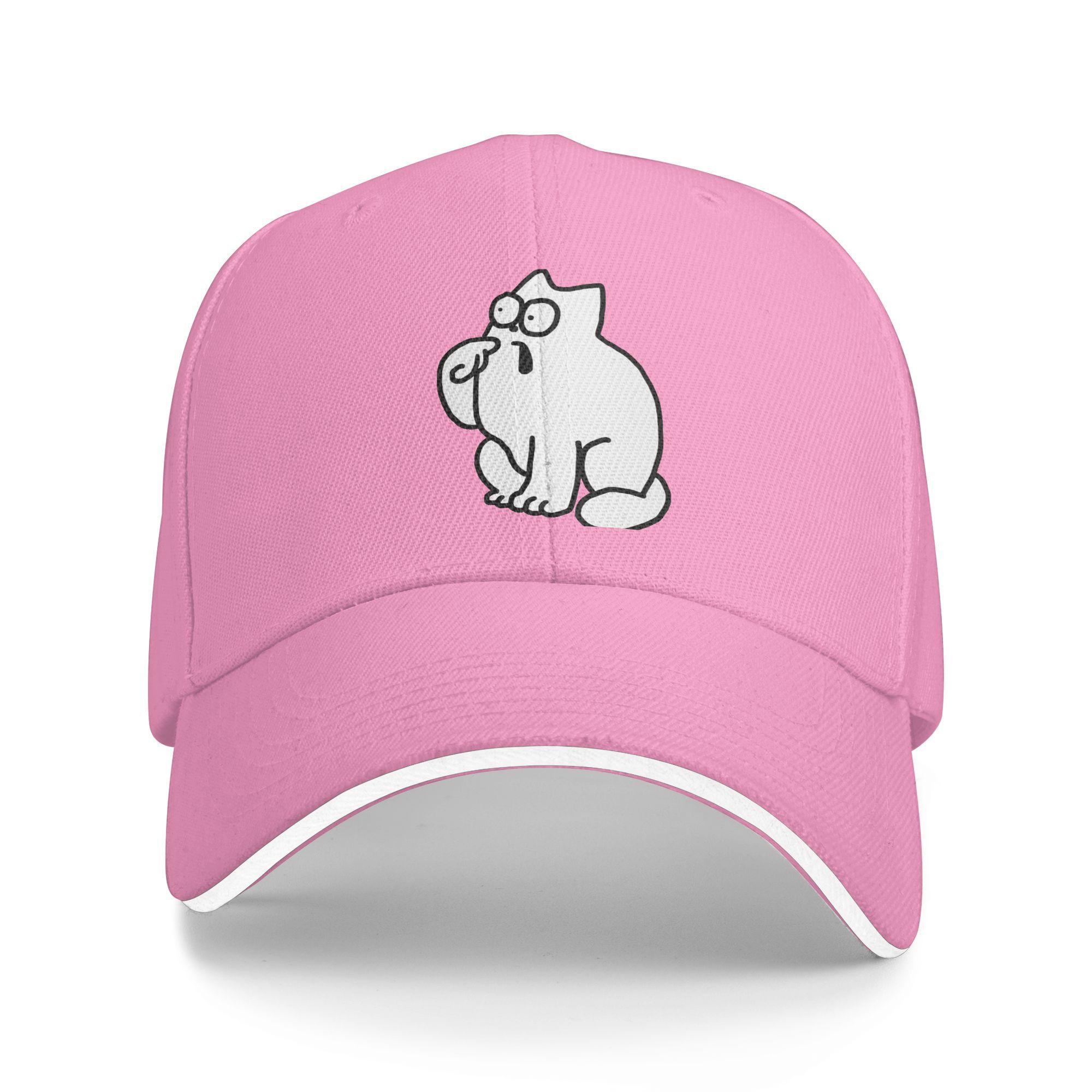 

Simons Cat Casual Baseball Cap Summer Trucker Hat High Quality Outdoor Sports Hip Hop Hats Unisex Men Fashion Baseball Caps One Size розовый