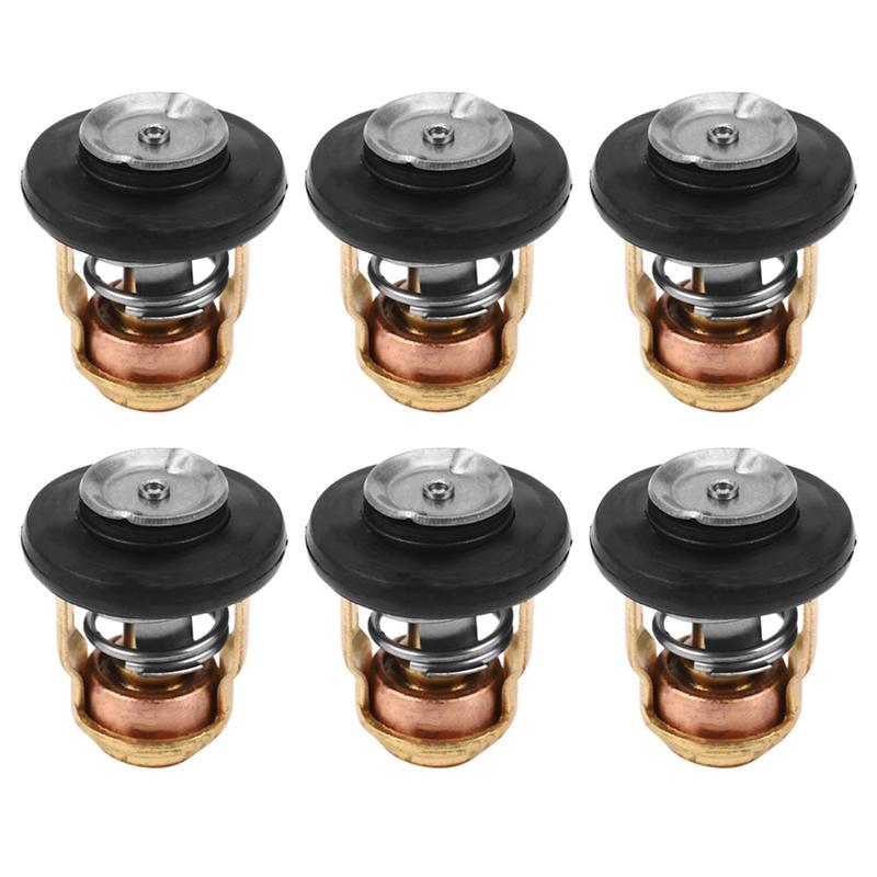6X 50 Degree Outboard Thermostat Replacement for Yamaha Honda 6 Horsepower to 40 Horsepower 2 Strokes коралл красный