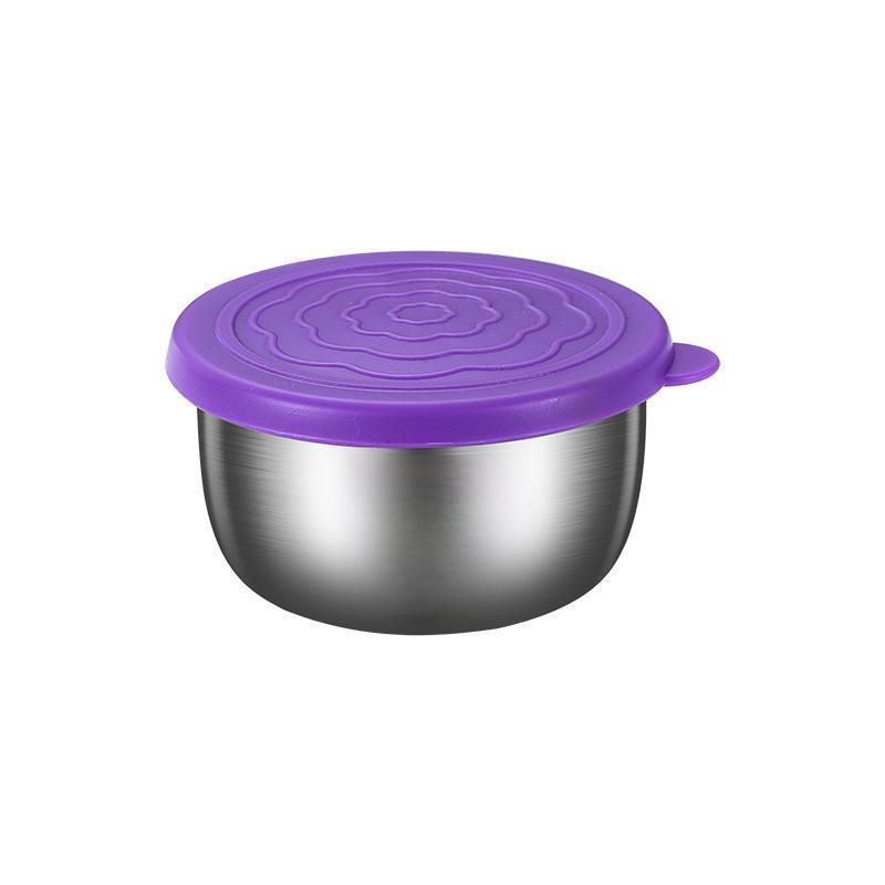 Stainless Steel Food Containers With Leakproof Lids - Dishwasher Safe Salad Dressing Cups For Meal Prep Bento & Picnic