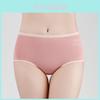 Comfortable Cotton Mid Rise Women's Underwear Breathable Seamless Design Perfect For Everyday Wear