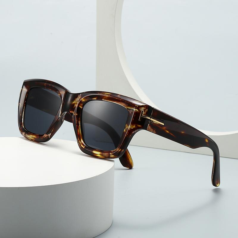 Modern Square Sunglasses European American Street Fashion Ins Popular Model Lh184 Cross-Border Trade