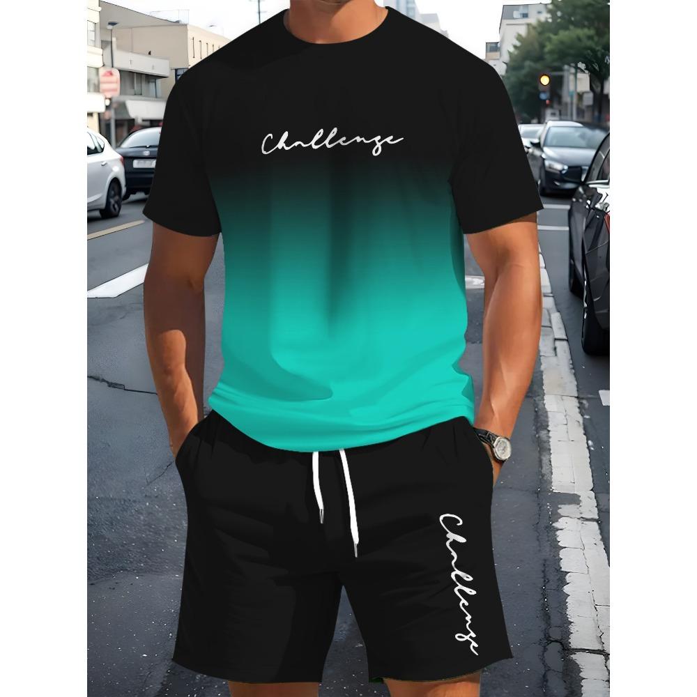 Men's suit gradient color
