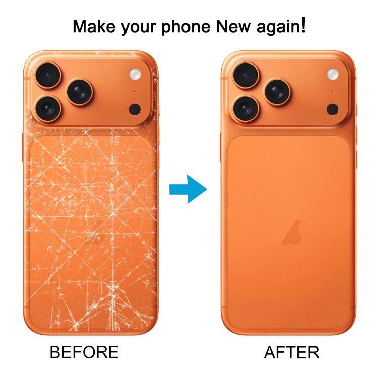 Back Housing Cover with Appearance Imitation of iP17 Pro for iPhone XR(Orange)
