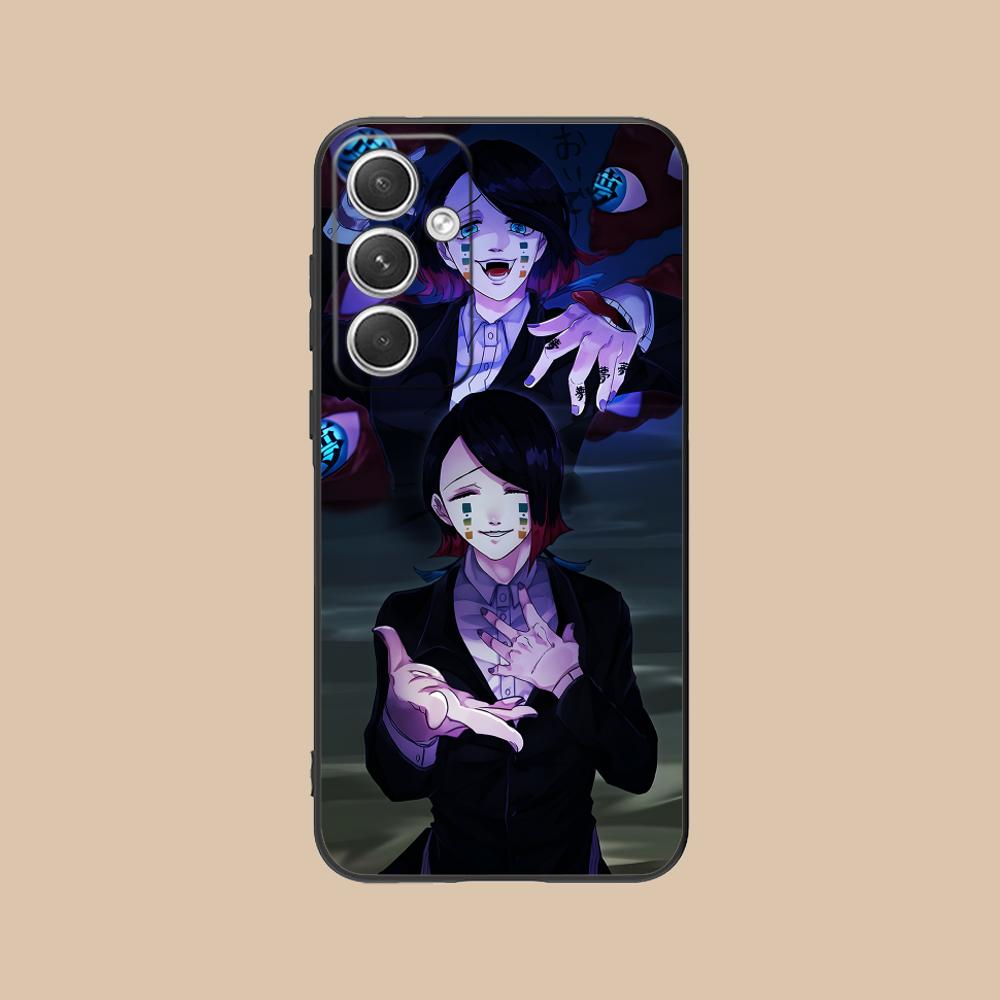 Demon Slayer Enmu Tamio Phone Case for Samsung Galaxy S25 S24 S23 S22 S21 S20 Note20 Plus FE Ultra Colour Printing Cover Pretty