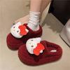 Hello Kitty Warm Cotton Slippers In Autumn and Winter, Home Indoor Student Dormitory Can Be Worn Outside, Non-slip Soft Bottom Fluffy Cotton Mop