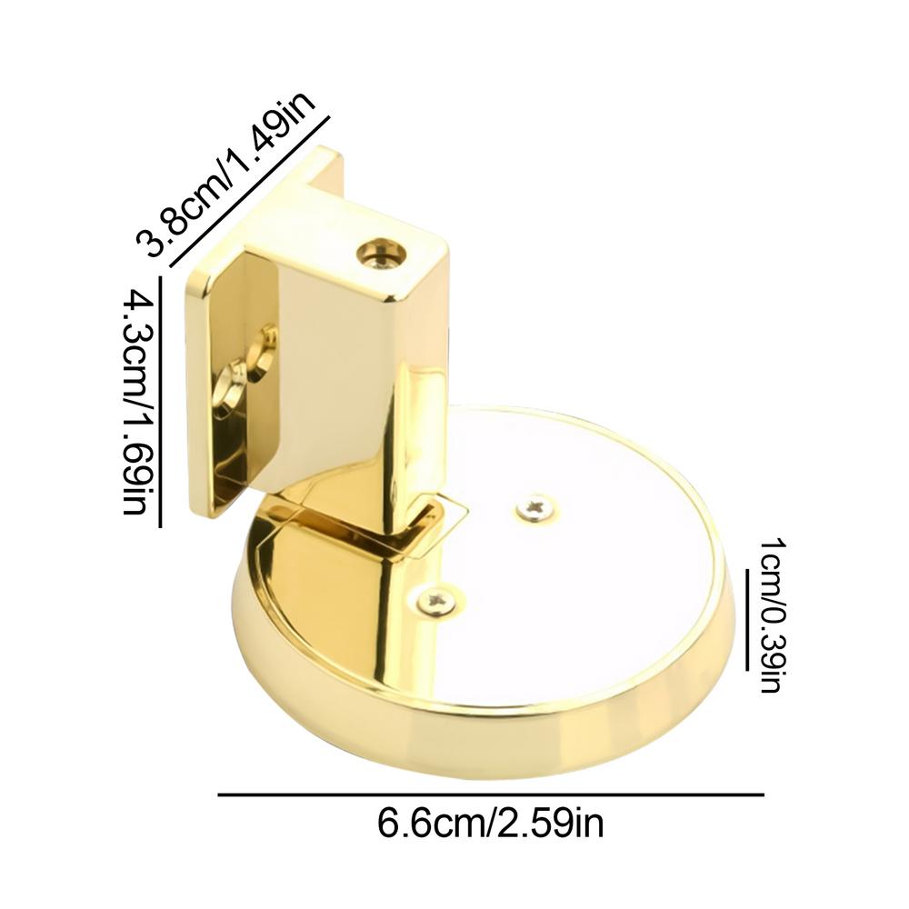 Winddichter Türstopper Metall Bodenmontage Türstopper Mechanisch Bohrenfrei Türstopper Mit Klebeband Für Zuhause Wohnzimmer