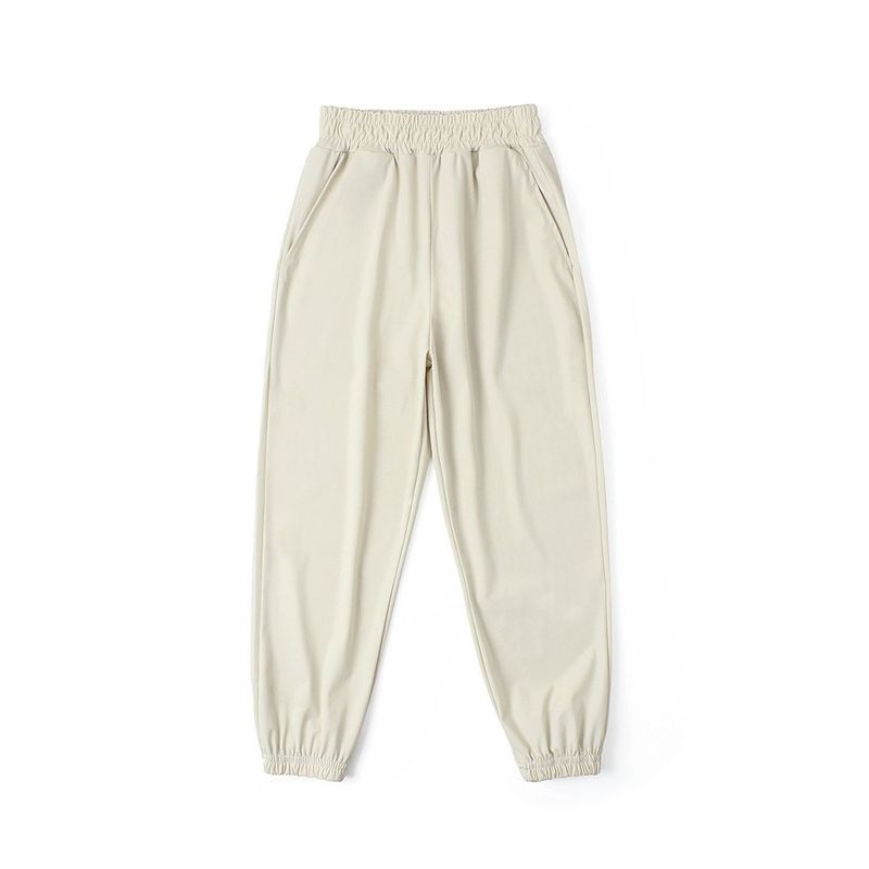 Children's Clothing Ice Silk Solid Color Summer Ultra-Thin Ankle-Tied Quick-Dry Pants