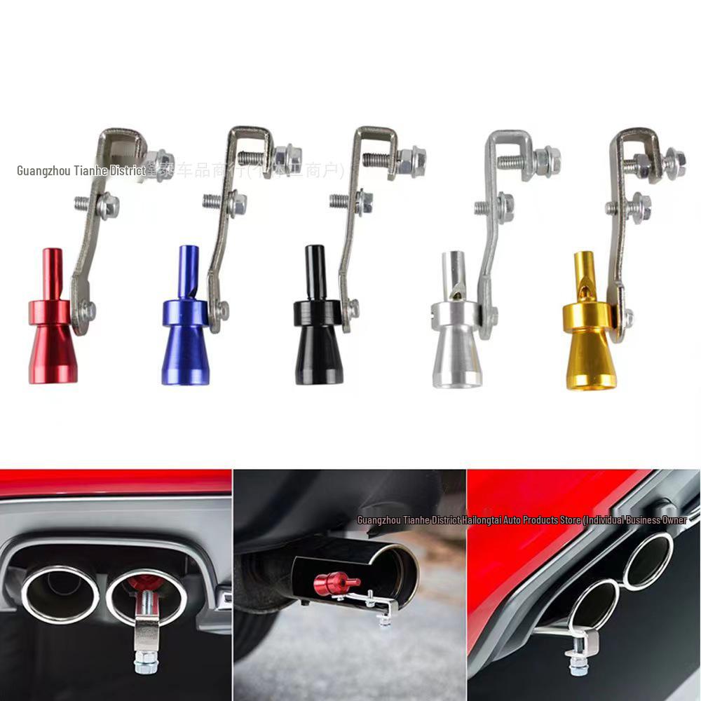 Turbo-Whistle Auspuffrohr Schalldämpfer für Motorräder - Erhältlich in S, M, L, XL und vier Farben
