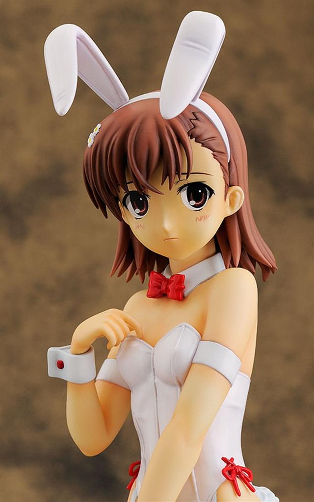 A Certain Scientific Railgun Mikoto Misaka Bunny měřítková PVC malovaná hotová verze. (1/4 produktu)