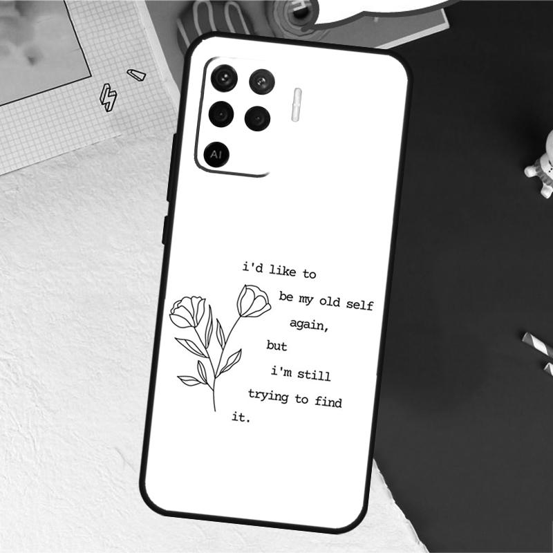 All Too Well Lyrics Case For Oppo A17 A57 A77 A74 A54 A94 A78 A98 A18 A60 A80 A40 A38 A58 A96 A76 A16 A15 A5 Pro