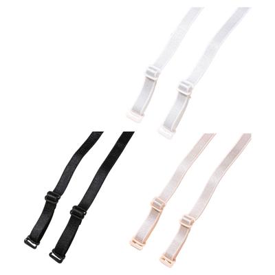2Pairs Bra Straps Replacement Elastic Removable Bra Straps Adjustable Bra Shoulder Straps Anti-Slip Shoulder Straps