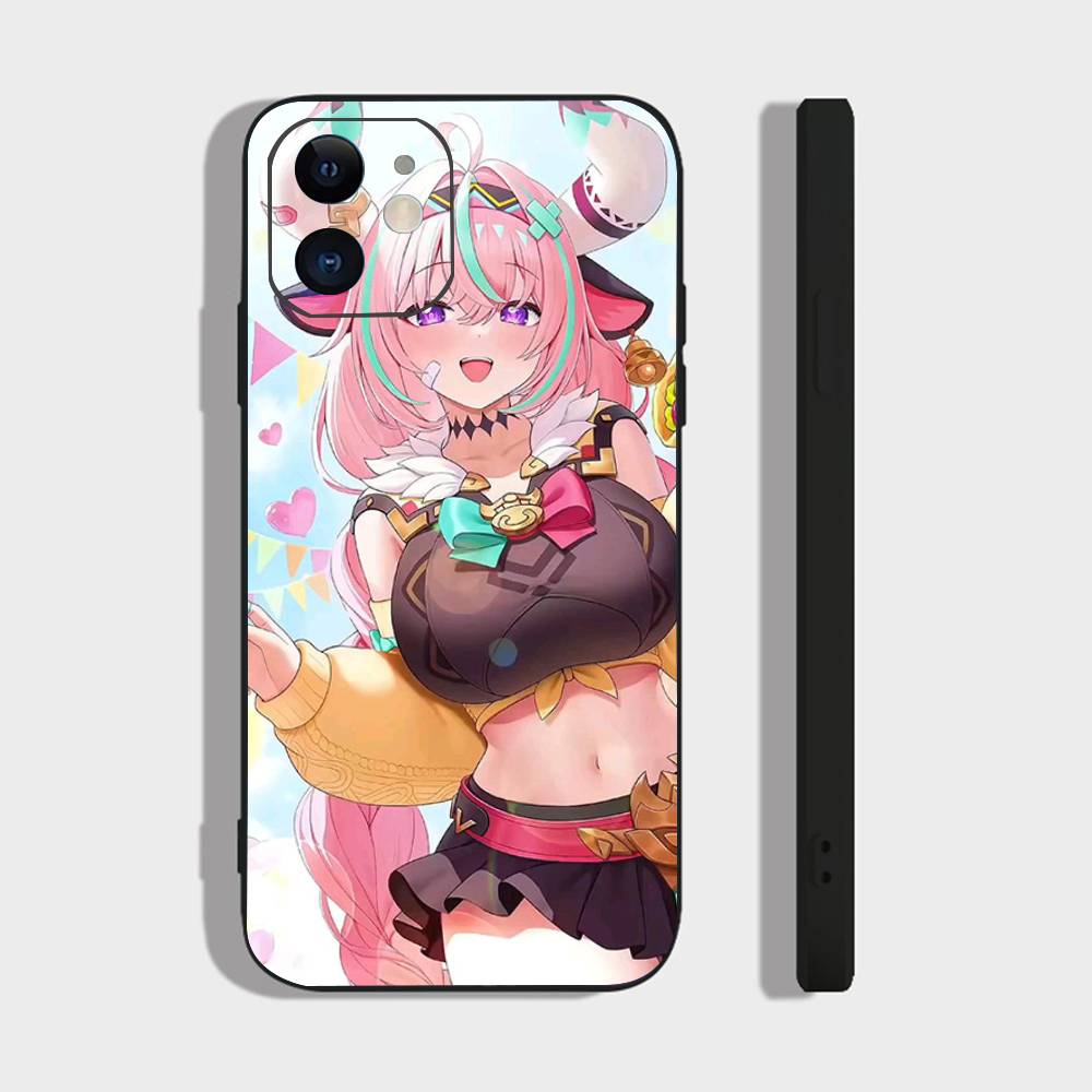 Varesa Anime Game Genshin Impact Phone Case For IPhone 17 Air 16 15 14 13 Pro Max 11 12 Black Silicone Cover