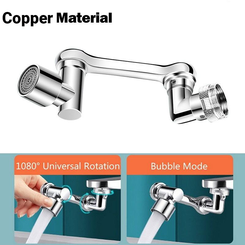 1080° obrotowy kran głowica natryskowa umywalka kran kuchenny Extender Adapter uniwersalna dysza filtra rozpryskowego elastyczne baterie opryskiwacz